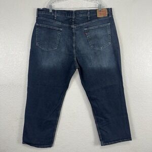 Levi's 559 Relaxed Straight Dark Wash Stretch Denim Jeans 46x29 (fits 46x27)